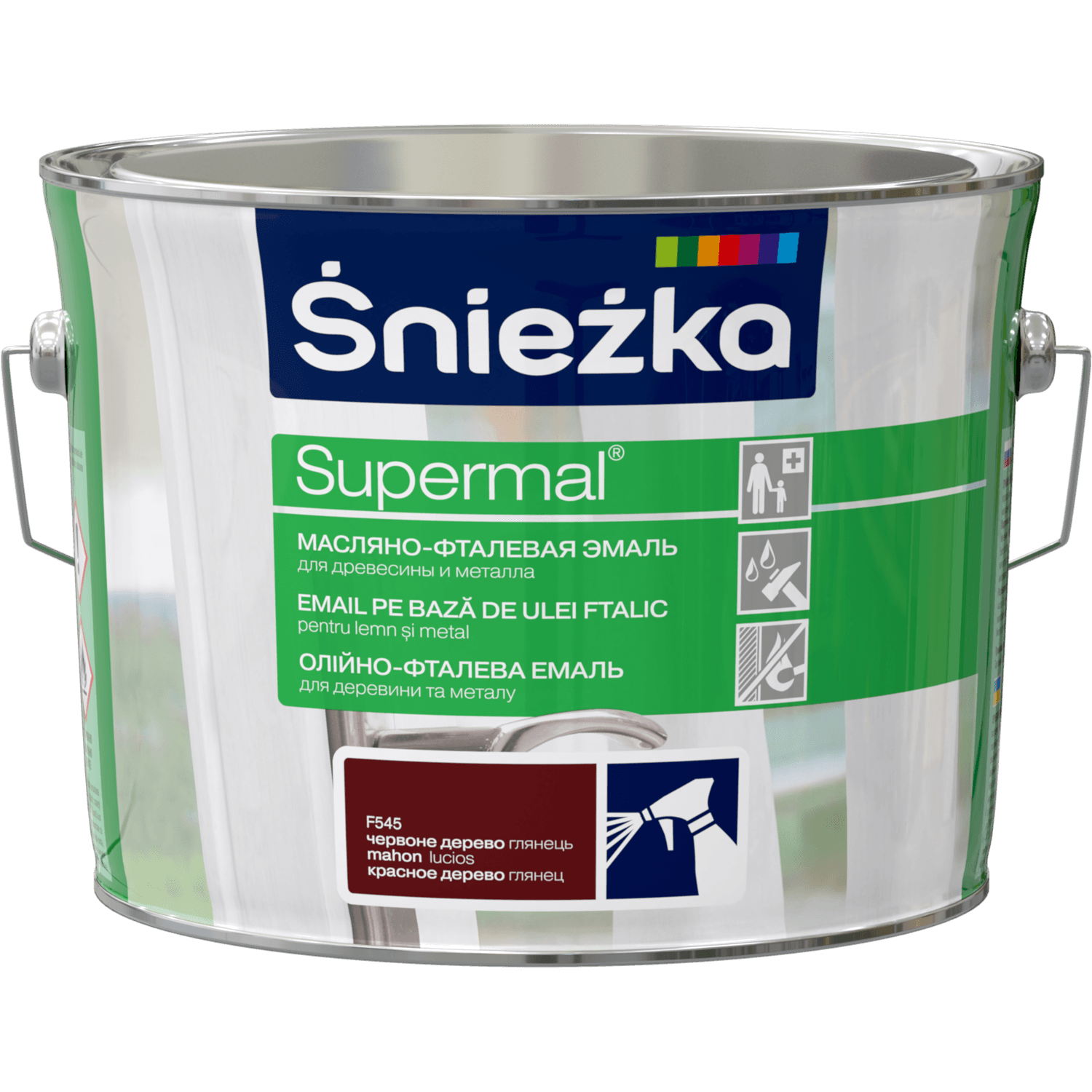 Supermal, 2.5  L, mahon, vopsea email F545 