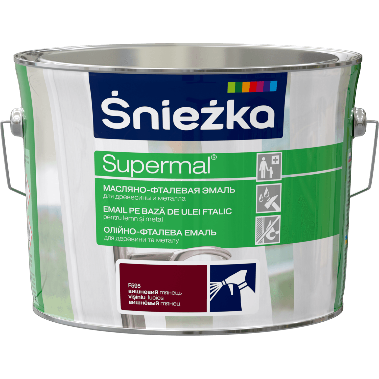 Supermal, 2.5  L, visinie, vopsea email F595