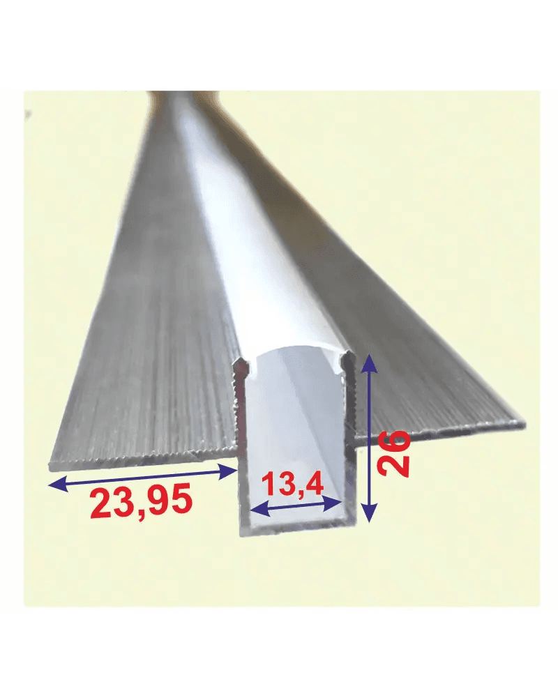 Design Profil din ALL, de imbinare RPTS(PT)15 LED,L=3m, pt tavan