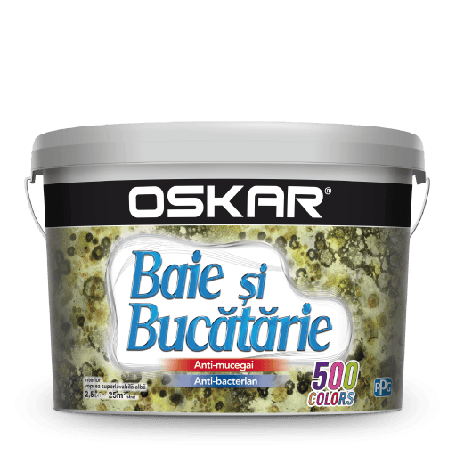 OSKAR   Baie si Bucatarie, 2,5L vopsea lavabila