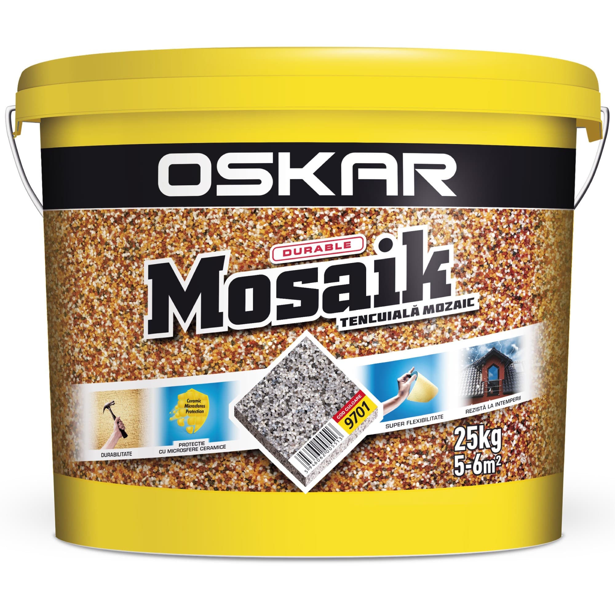 zzOSKAR MOSAIC TENC MOZAIC 9701, 25 kg, CERAMIC
