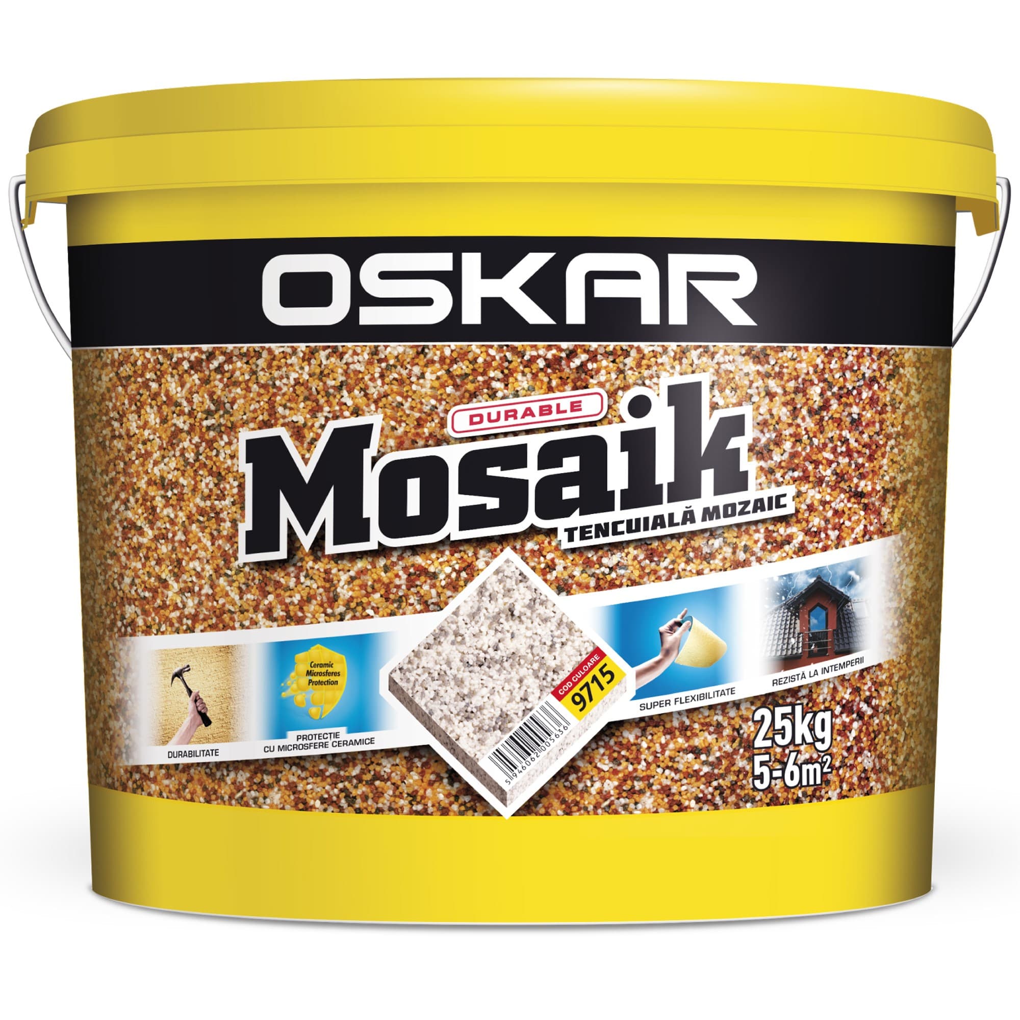OSKAR MOSAIC TENC MOZAIC 9715, 25 kg , CERAMIC