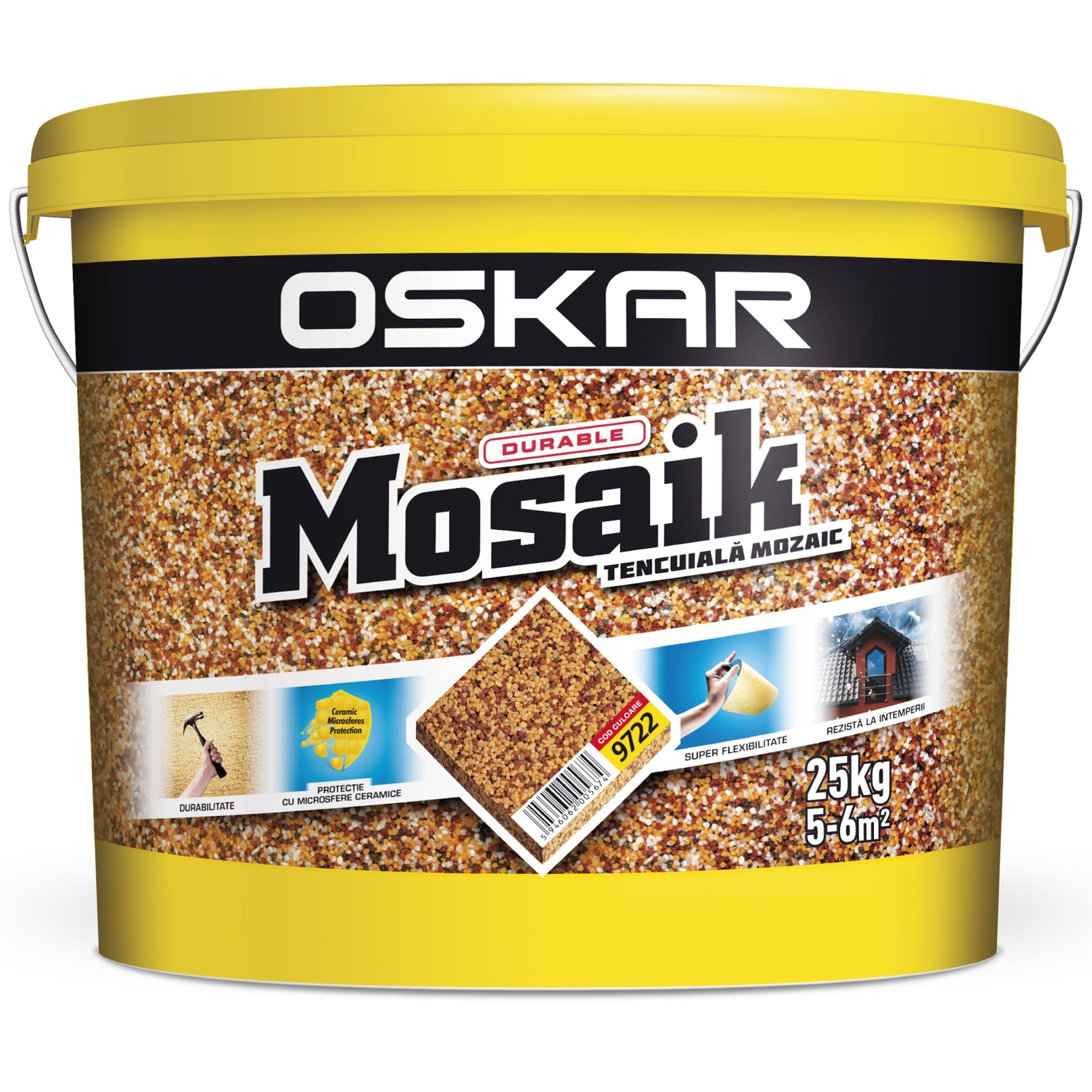 OSKAR MOSAIC TENC MOZAIC 9722, 25 kg , CERAMIC