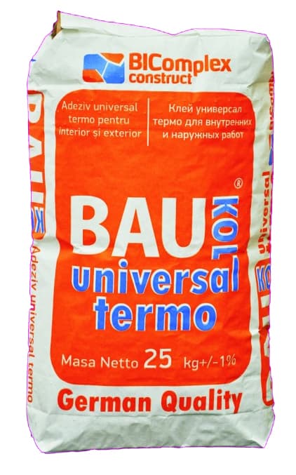 Adeziv     TERMO Baukol,25 kg,Univ.pt vata min.portelan,marm,(48