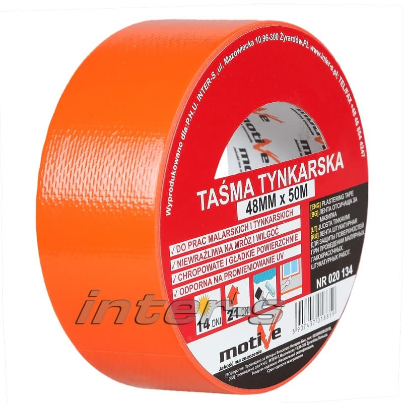 Banda   TINC ORANGE,48mmx20m,(020132), adeziva  pt zugrav 