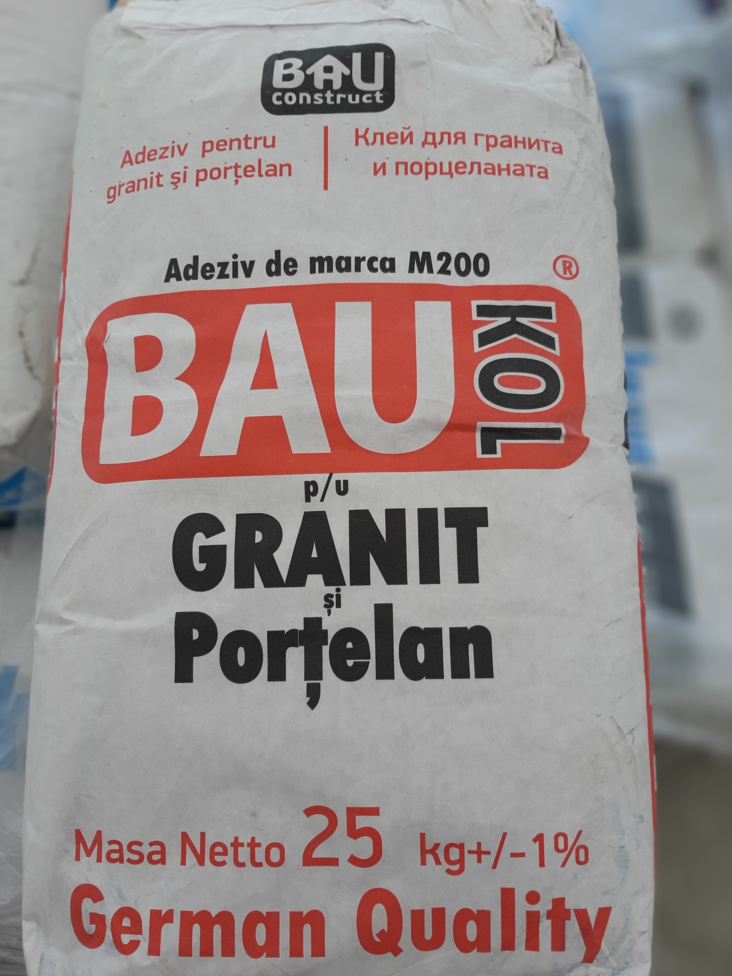 Adeziv  BAUKOL  GRANIT- Porcelan 25 kg , marca M200 (48)