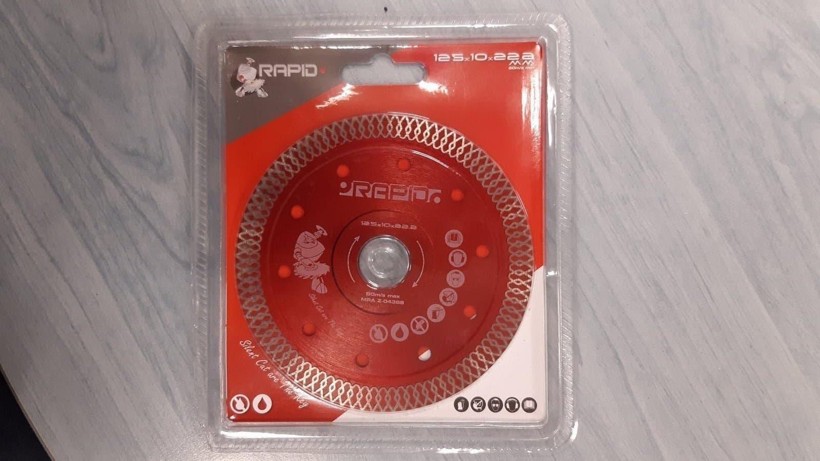 Disc   cu diamante   TOLSEN 125mm x 1.4mm ,cod 76757