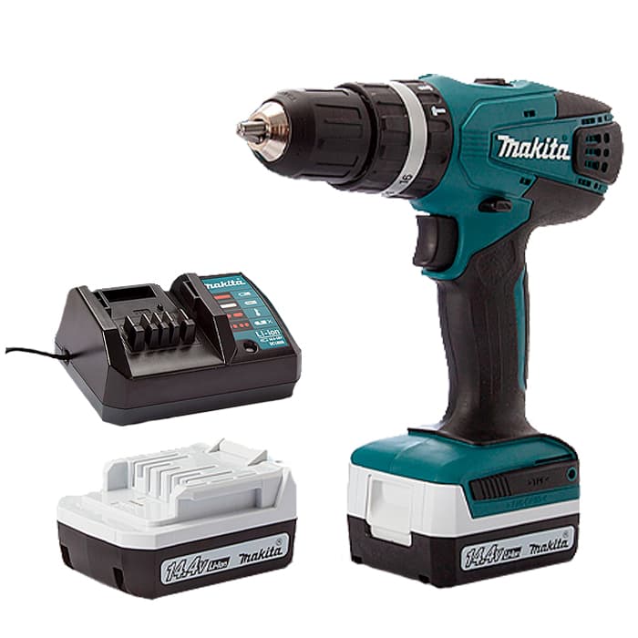 MAKITA masina insurub.Li-ion HP347DWE, 14.4V/2x1.3Ah/1400 mind 