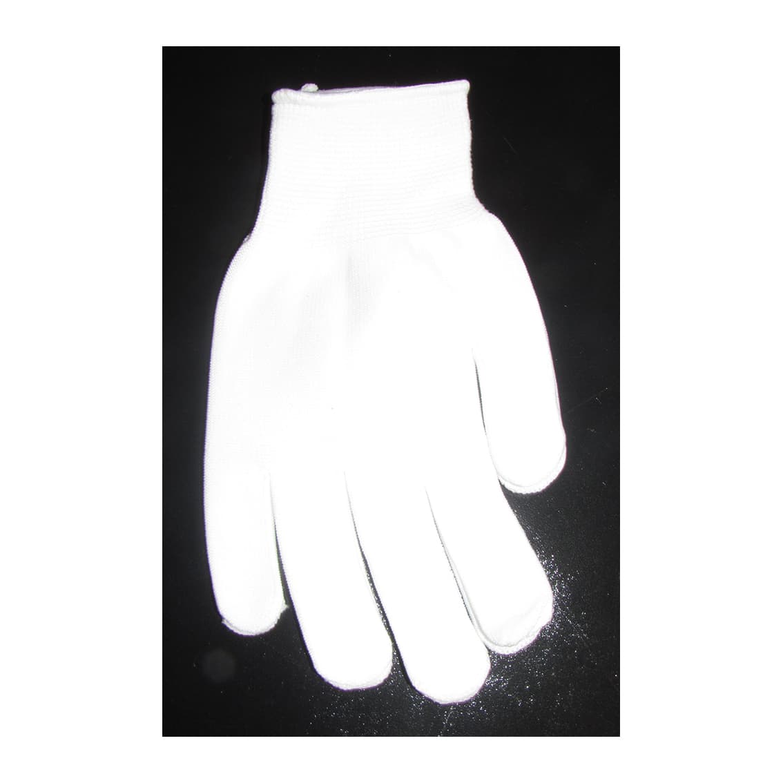 Manusi  (CG) cu 5 degete 4 ate,PVC, (ALBE) 