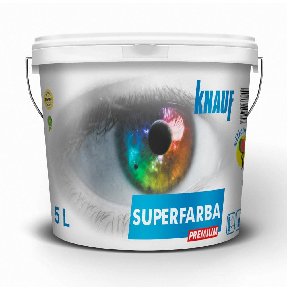 KNAUF   Vopsea   PREMIUM  3 L.  SUPERFARBA   (silicon,interior)