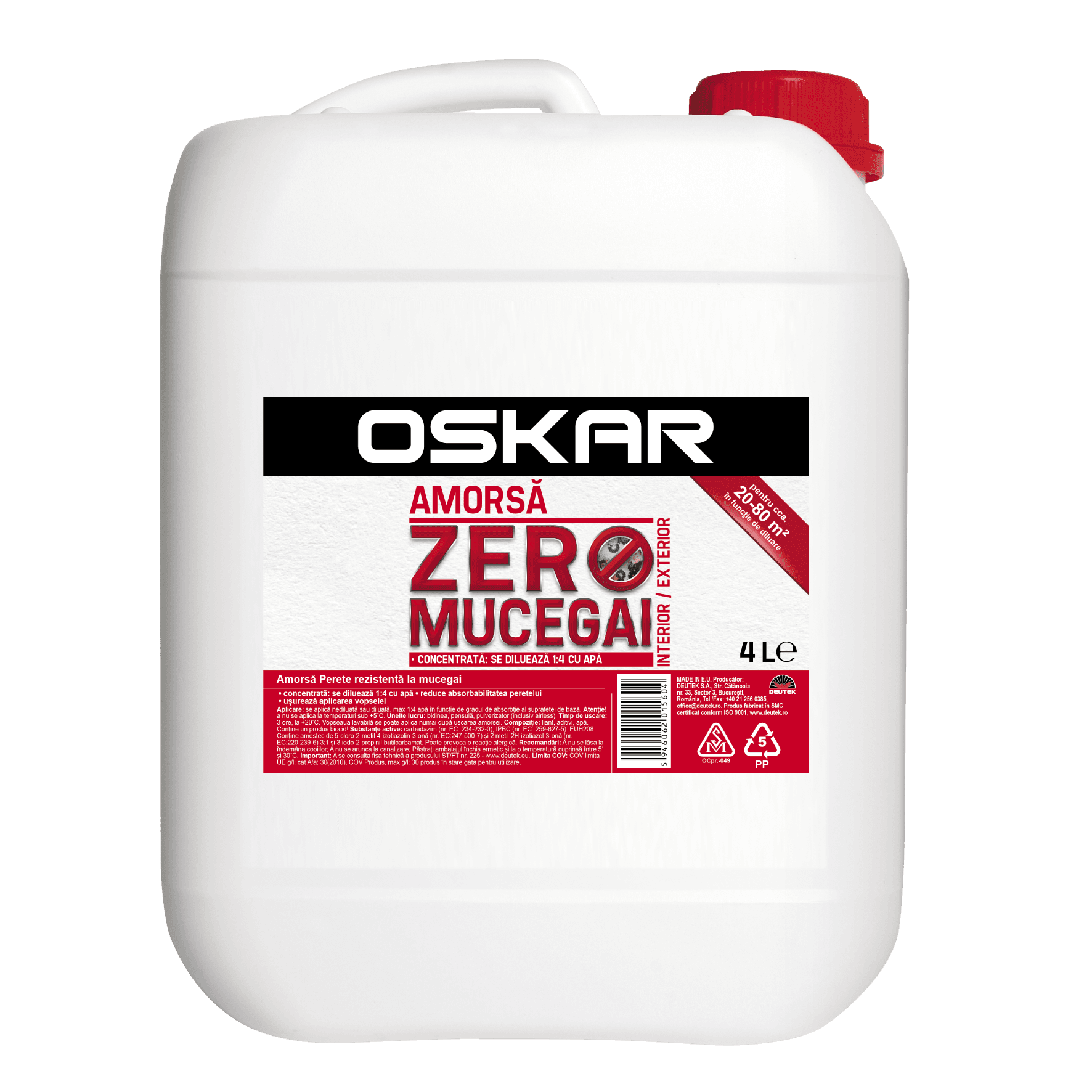 zzOSKAR   AMORSA perete zero mucegai, 1 L , concentr , 1:2 (9b)