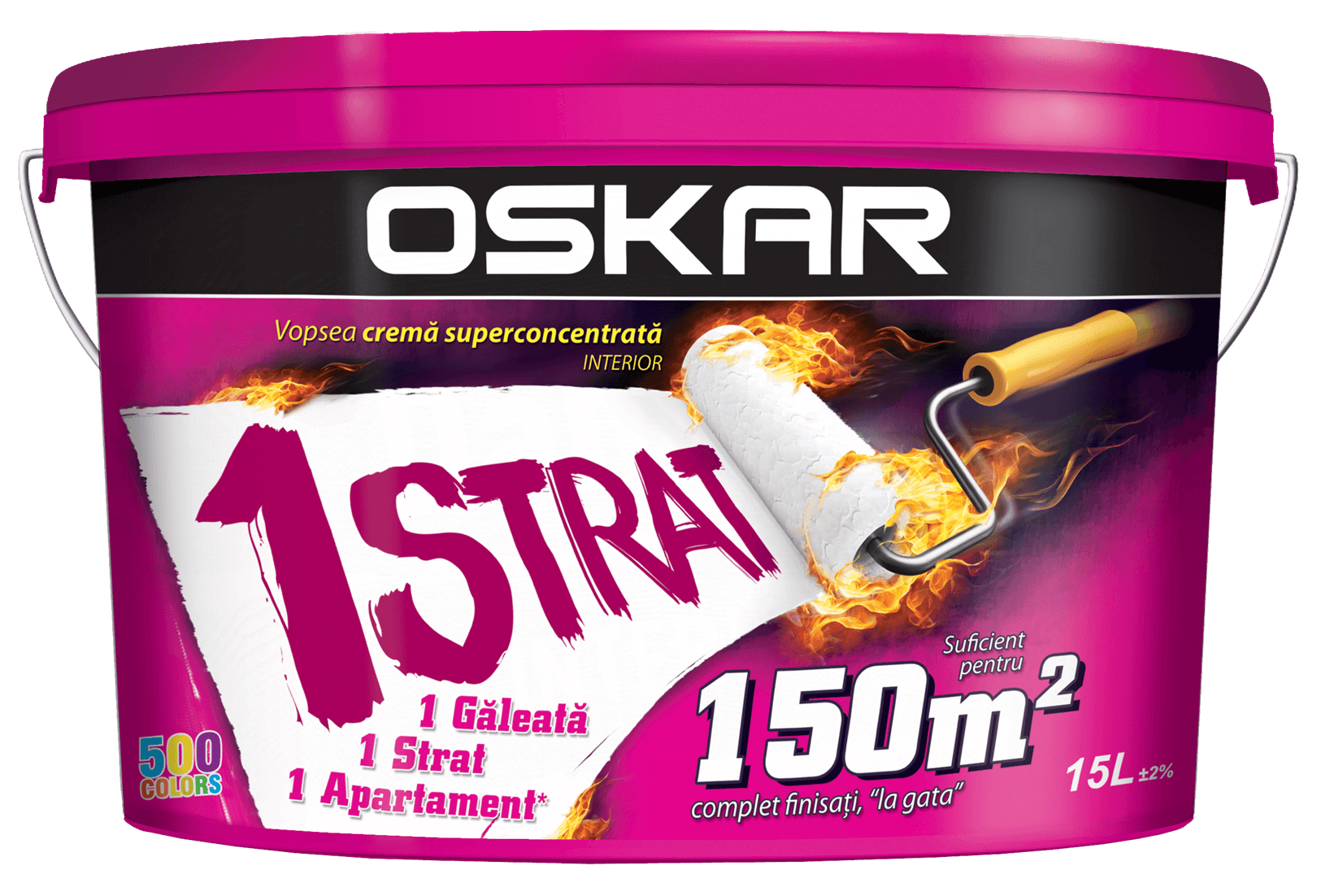 OSKAR   Crema 1 Strat Superconcentrata ,  10L, vopsea lavabila i