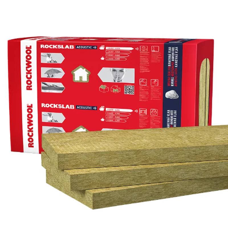 Vata min.  ROCKSLAB ACOUSTIC 50mm, 1000*610mm/4.88m2/50kg/m3