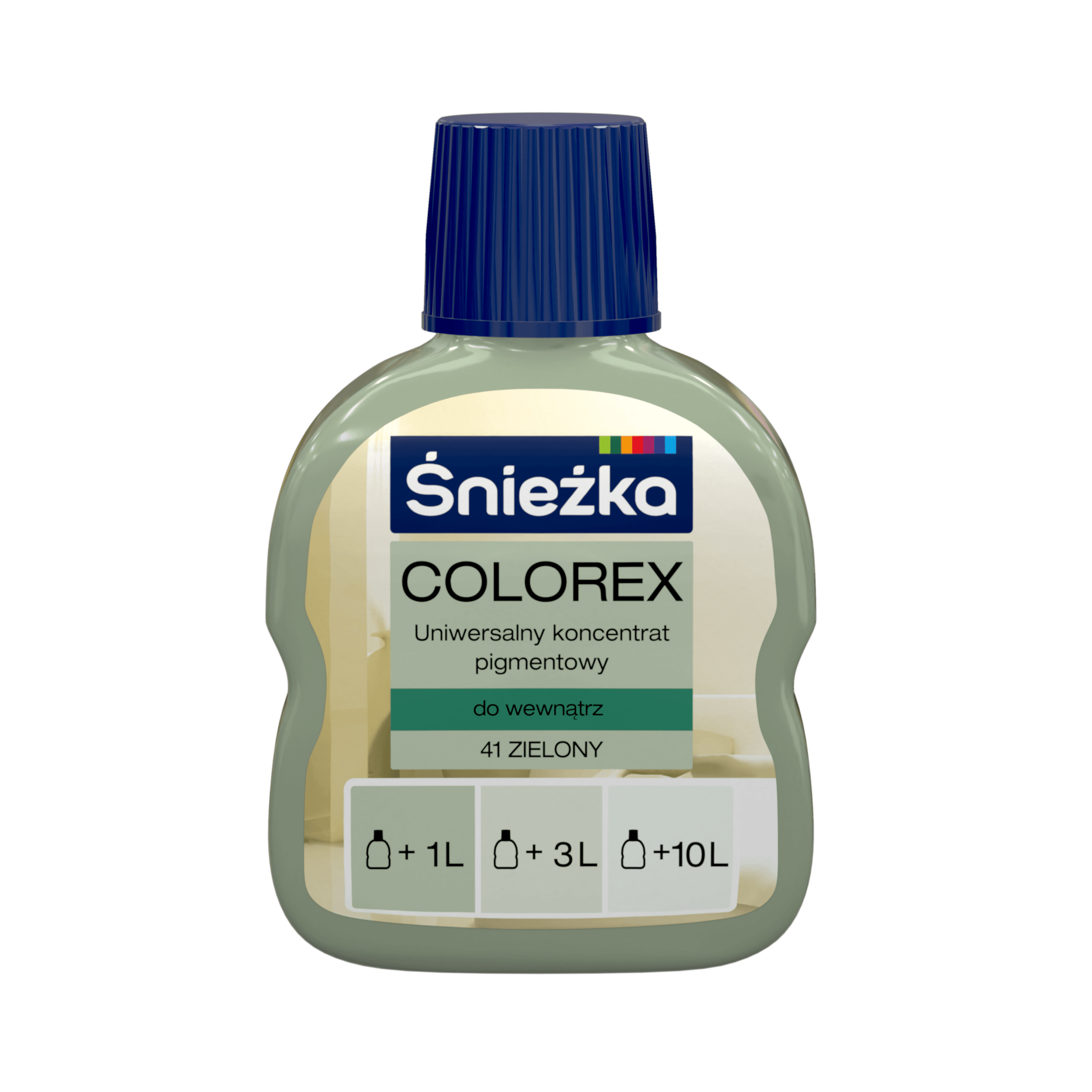 COLOREX, Nr 41,  0.1L, verde deschis, colorant, int.