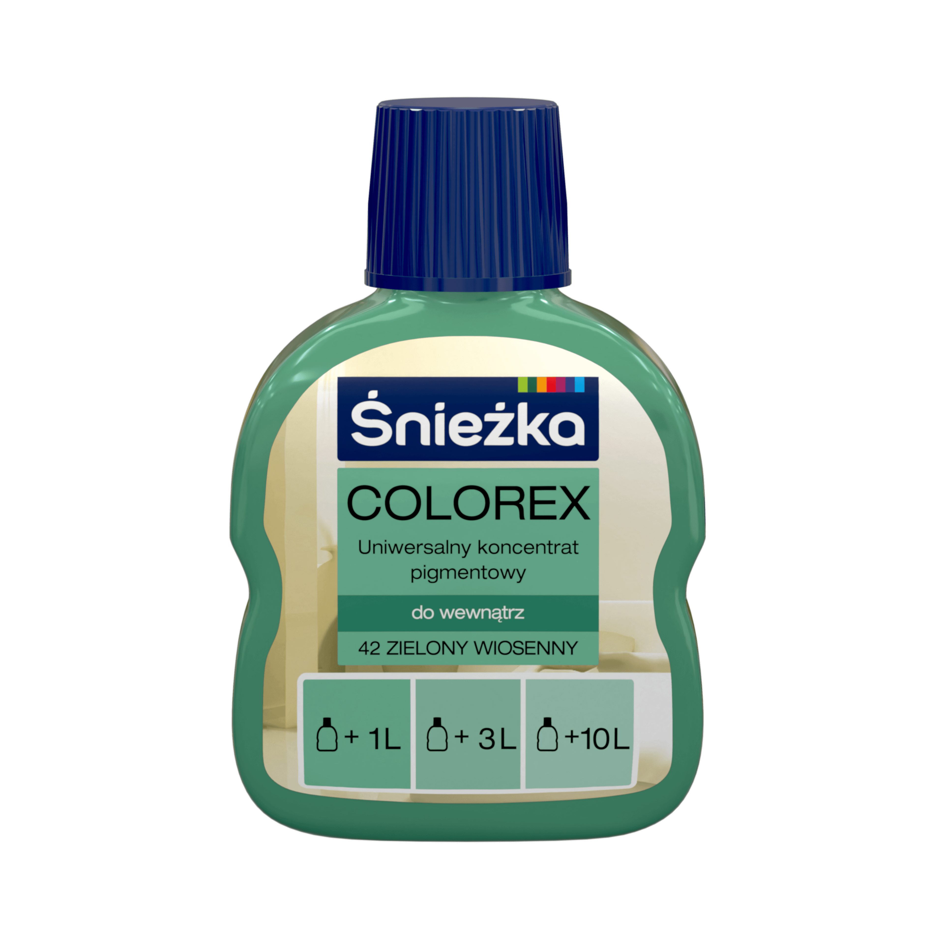 COLOREX, Nr 42,  0.1L, verde, colorant, int.