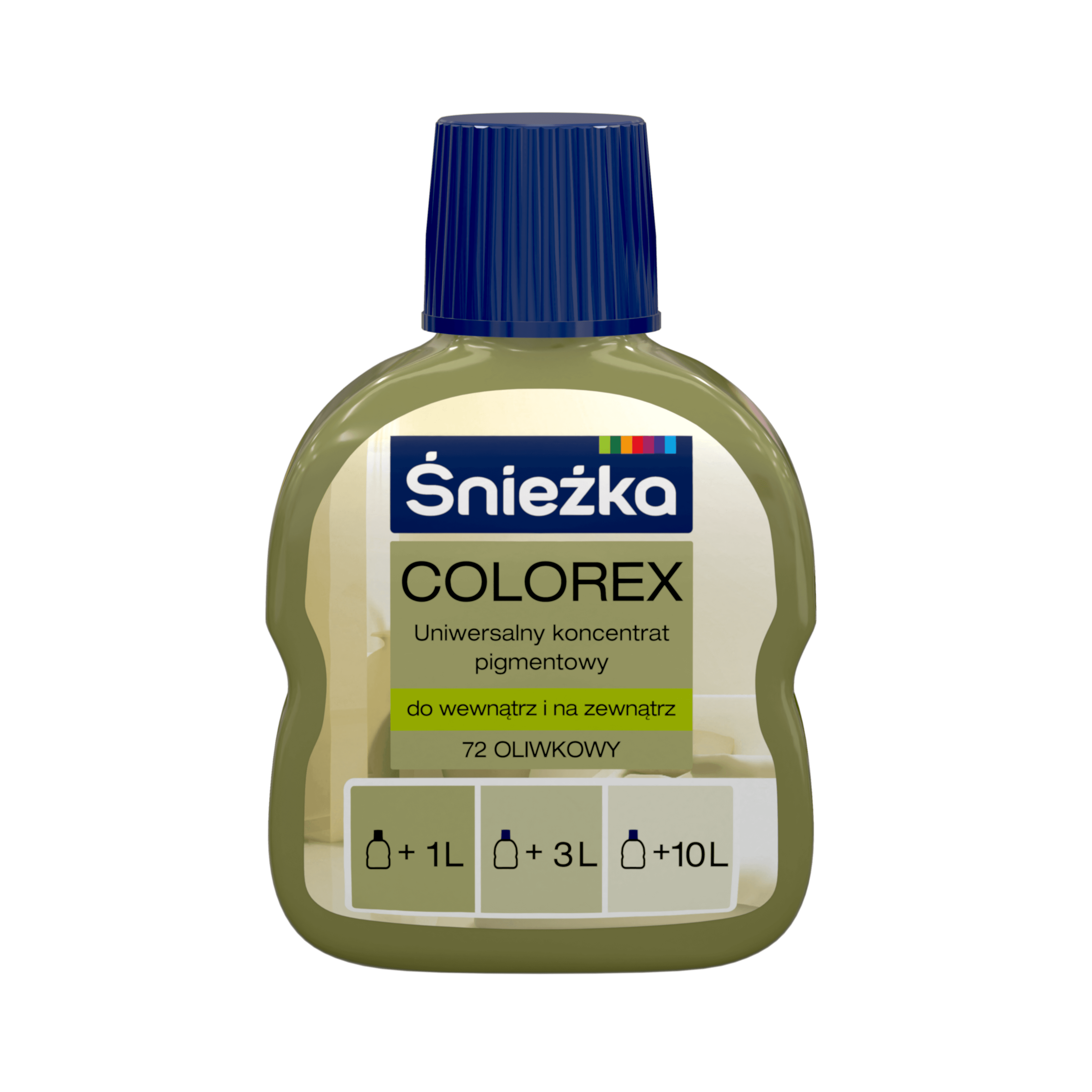 COLOREX, Nr 72,  0.1L , oliv, colorant, int.-ext.