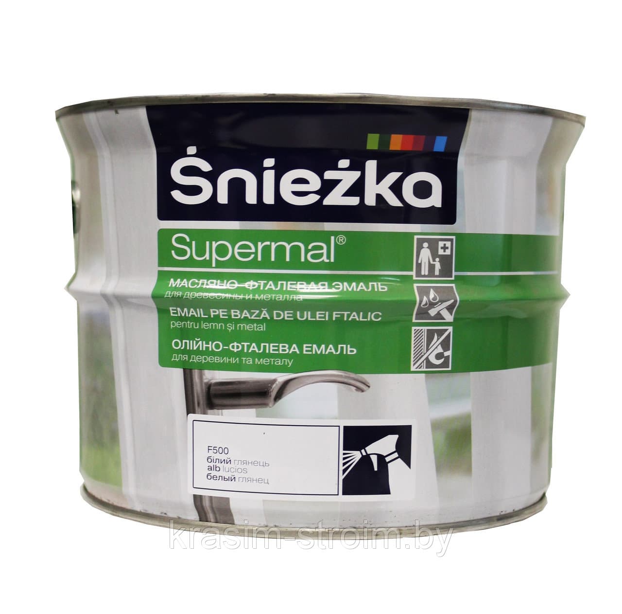 zzSupermal, 2.5  L, cenusie, vopsea email F585