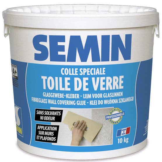 Adeziv *   tapete  TOILE DE VERRE, SEMIN ,10 kg,p/tapete fibra/s