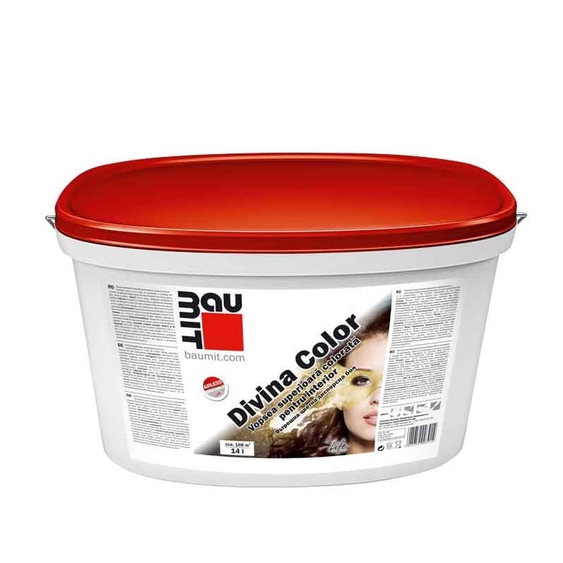 Baumit Vopsea Divina Color 14 L(lavabila, colorare, pentru inter