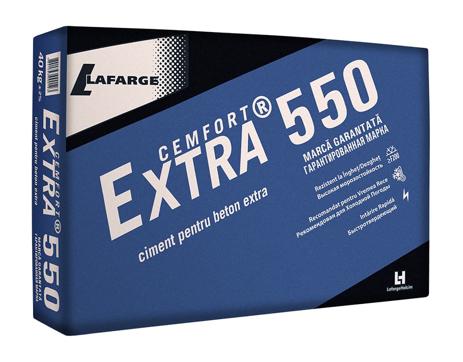 Ciment *   CEMFORT EXTRA, M550 (CEMI42,5R), 40 kg beton dur (40)