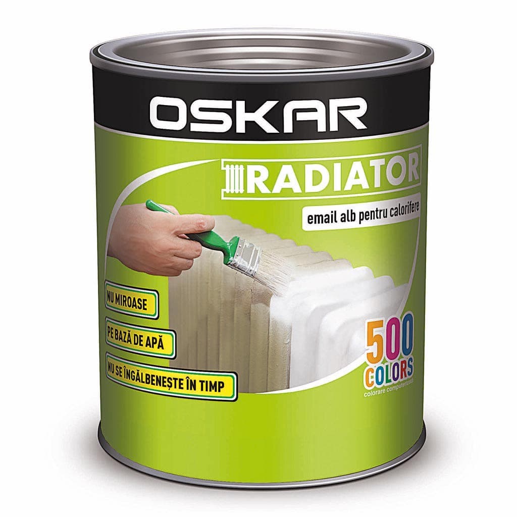 OSKAR   RADIATOR 0.5 L email acrilic ALB
