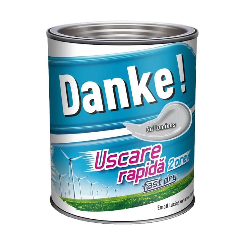 zzEMAIL DANKE 0.75L, gri luminos, ext./int. uscare rapida