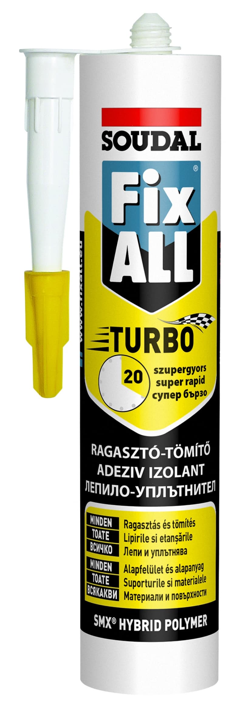 SOUDAL Adez. FIX ALL Turbo 290ml. (12)  126857
