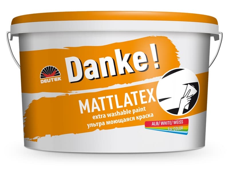 zzDANKE MATTLATEX 8.5L, interior/exterior, vopsea lavabila