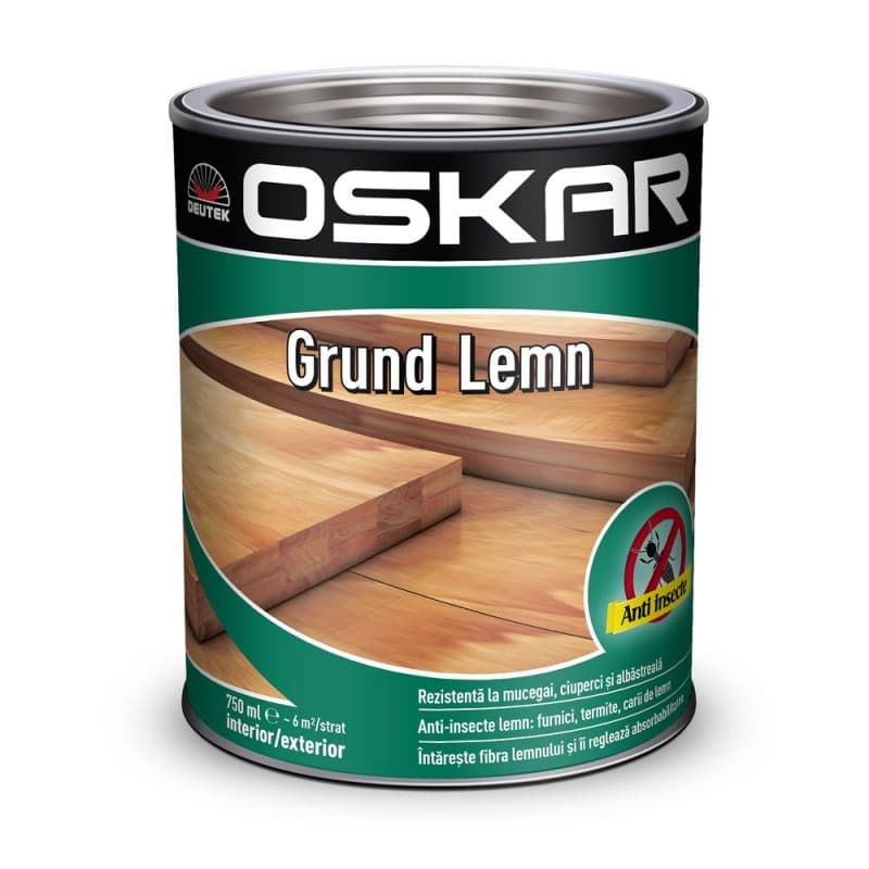 Grund     OSKAR Antiseptic 2.5 L + antiinsecte,pentru lemn 