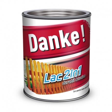DANKE LAC COLORAT 2IN1, 0.75L, PALISANDRU  