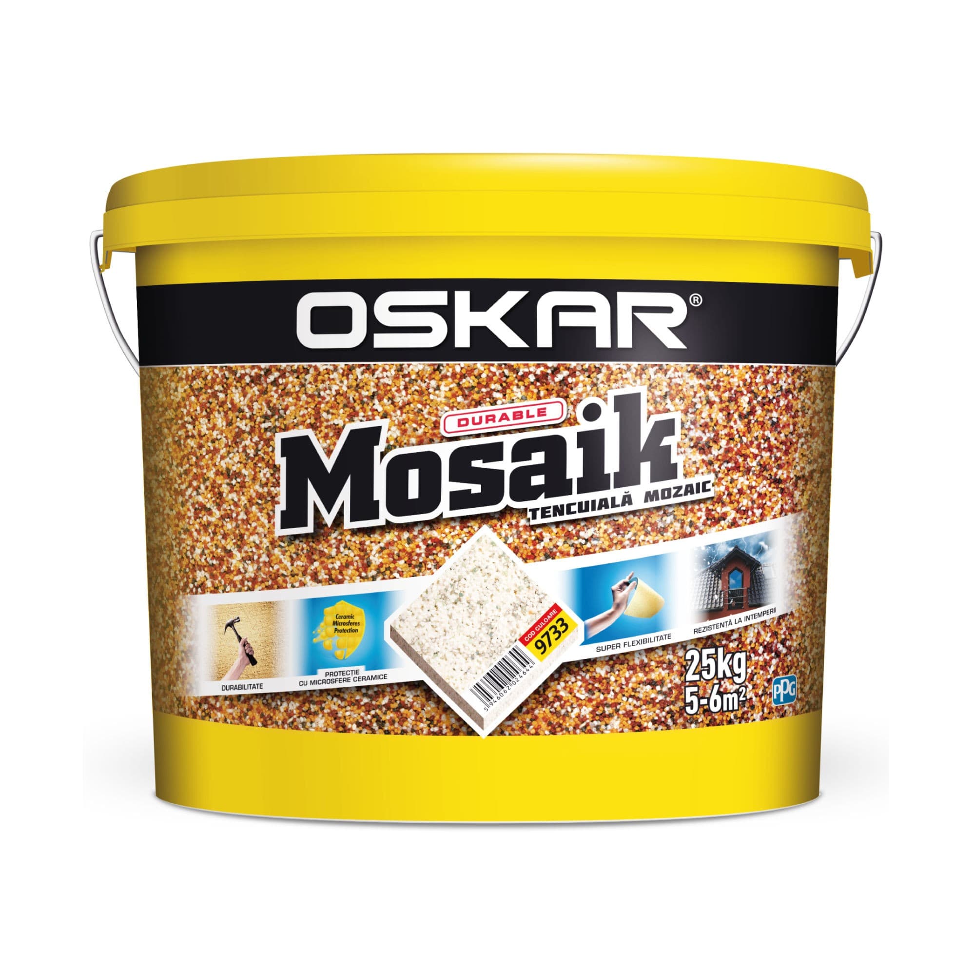 OSKAR MOSAIC TENC MOZAIC 9733, 25 kg , CERAMIC