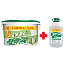 zzDANKE PERETII RESPIRA,  15L interior+ 4L Amorsa Danke, vopsea 