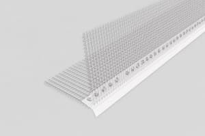 Cornier  PVC -PICURATURA,(Capelnic) cu pelicula si plasa ,2.5m