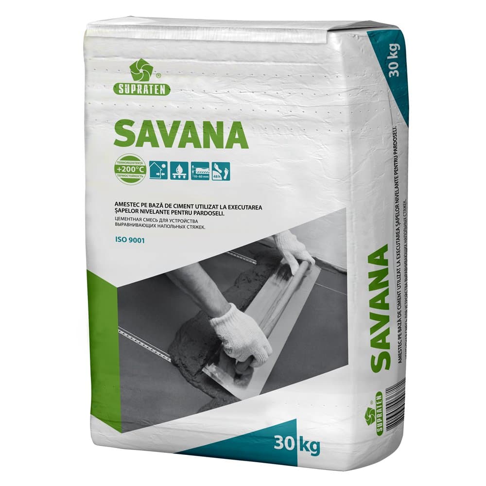 SAVANA,Supraten, 30 kg,amest.pt sape10-60 mm, (15kg/m2/10mm) (64