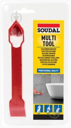 SOUDAL Spatula pu silicon universala, rosie  (15) 119352