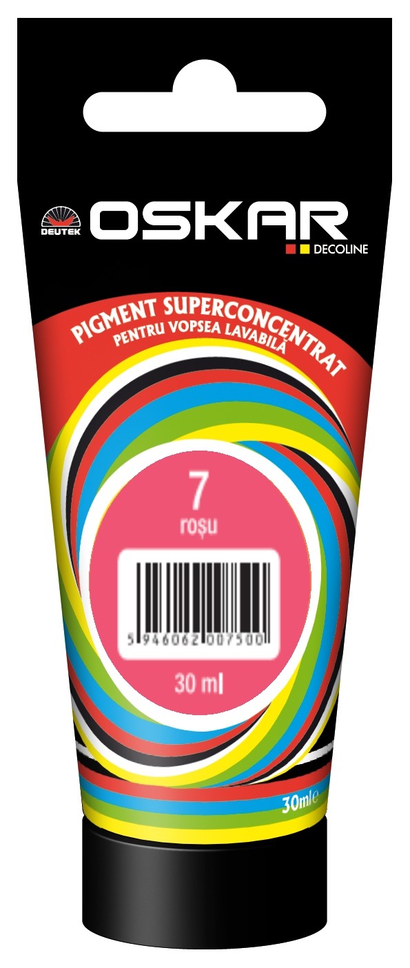 OSKAR Pigment Concentrat  7,  30 ml, rosu, Int