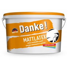 DANKE MATTLATEX 8.5L, interior/exterior, vopsea lavabila