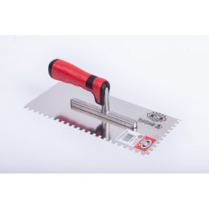 Drisca dintata,maner lemn, 4x 4mm,cod 127128E4 P,de inox 280 mm 