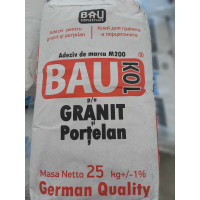 Adeziv  BAUKOL  GRANIT- Porcelan 25 kg , marca M200 (48)