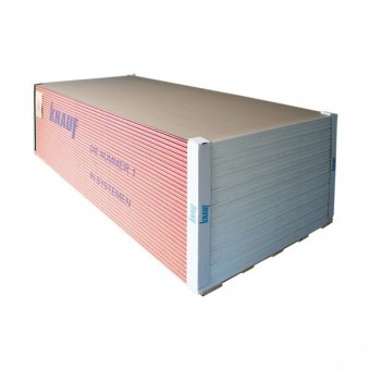 Gips-carton KNAUF  1,2x2,5m x 12,5mm, IGN