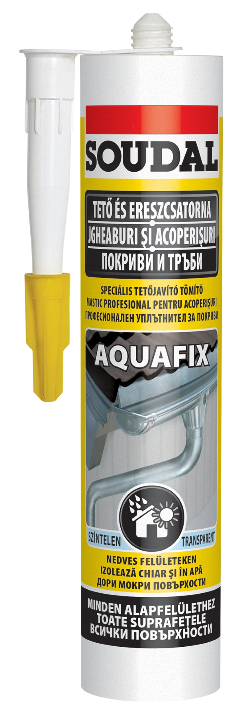 SOUDAL Acoperis- AQUAFIX mastic,280ml,Profi (15) 117979