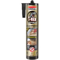 SOUDAL  Cuie licT-REX (GOLD) ALB, polimeri, 290 ml (380gr) 146055 (12)