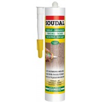 SOUDAL Mastic STRUCTURAT acrilic, ALB 280 ml (12)  123109