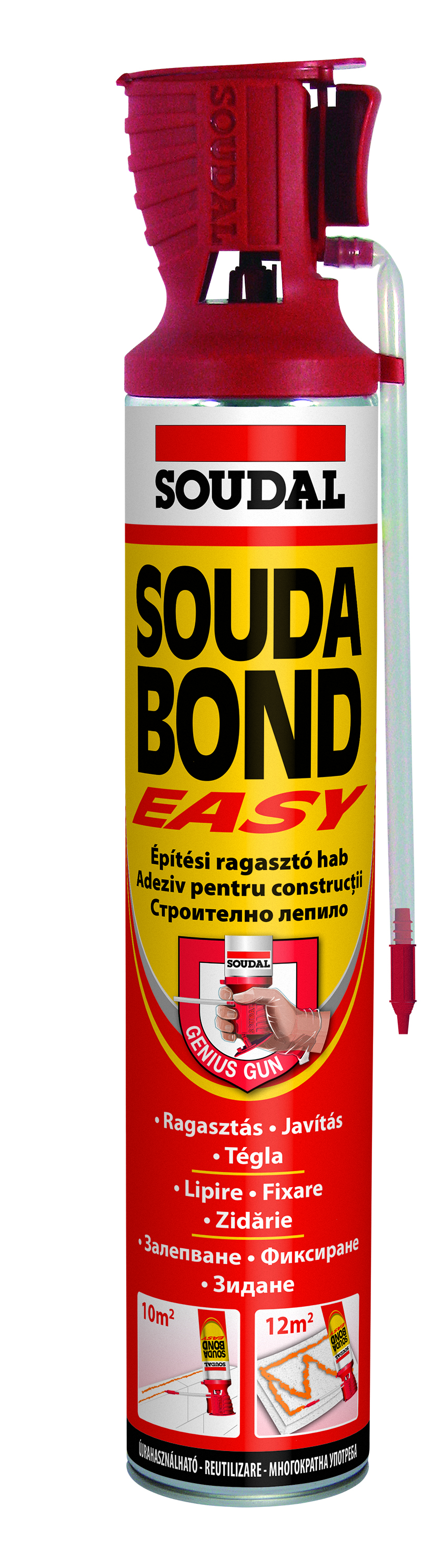 SOUDAL Adez. EasySoudabond Manual 750 ml (polist.vata,)(12) 121419