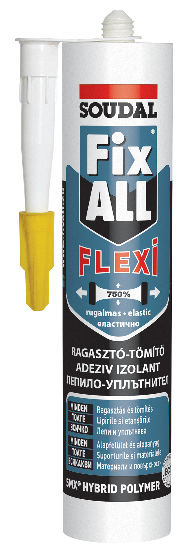 SOUDAL Adez. FIX ALL CLASSIC (FLEXI), ALB 290 ml (12), TUB  111715