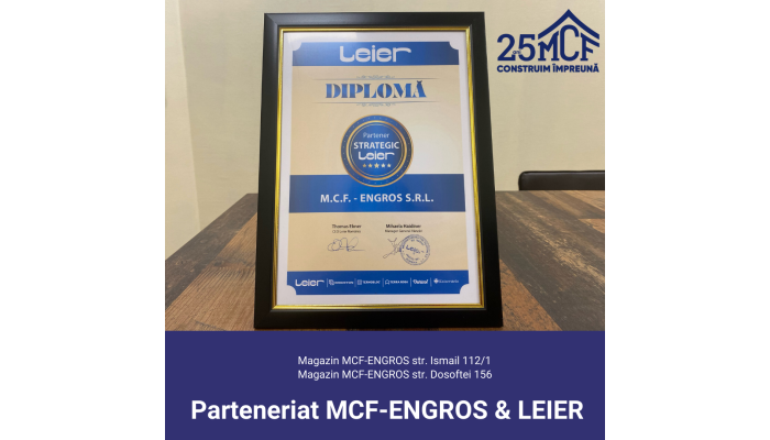 Un parteneriat de succes  - MCF-ENGROS și Leier