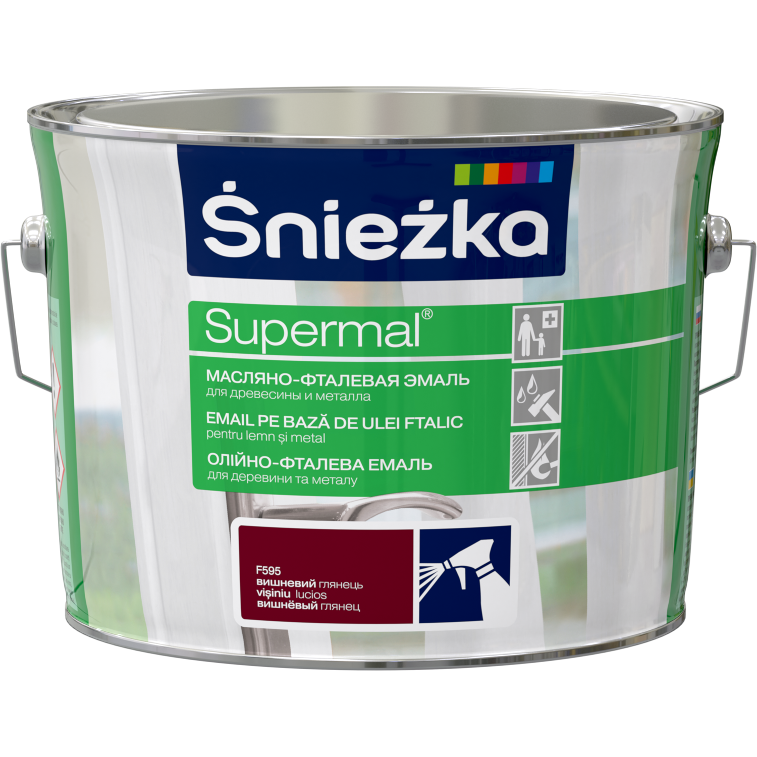 Supermal, 2.5  L, visinie, vopsea email F595