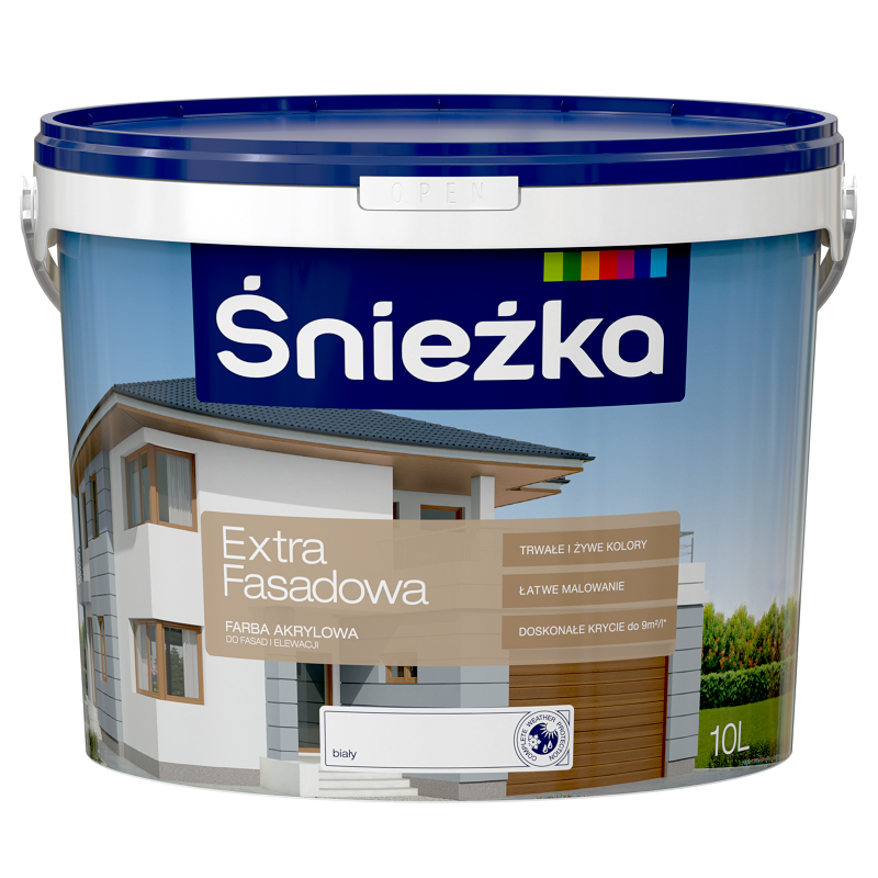 SNIEZKA EXTRA FASADOWA,10L,vopsea emulsie pt fatada