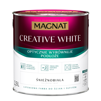 MAGNAT Creative, 2.5 L alb, vopsea interior