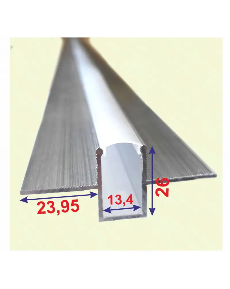 Design Profil din ALL, de imbinare RPTS(PT)15 LED,L=3m, pt tavan si pereti 